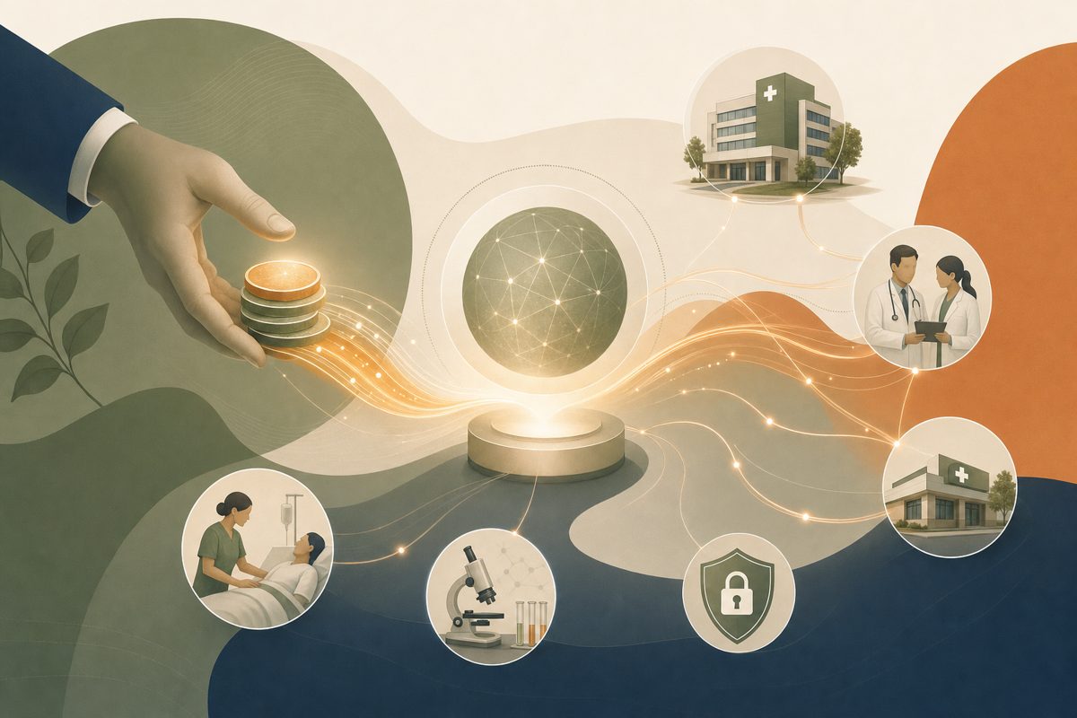 Financial innovation and connectivity in healthcare
